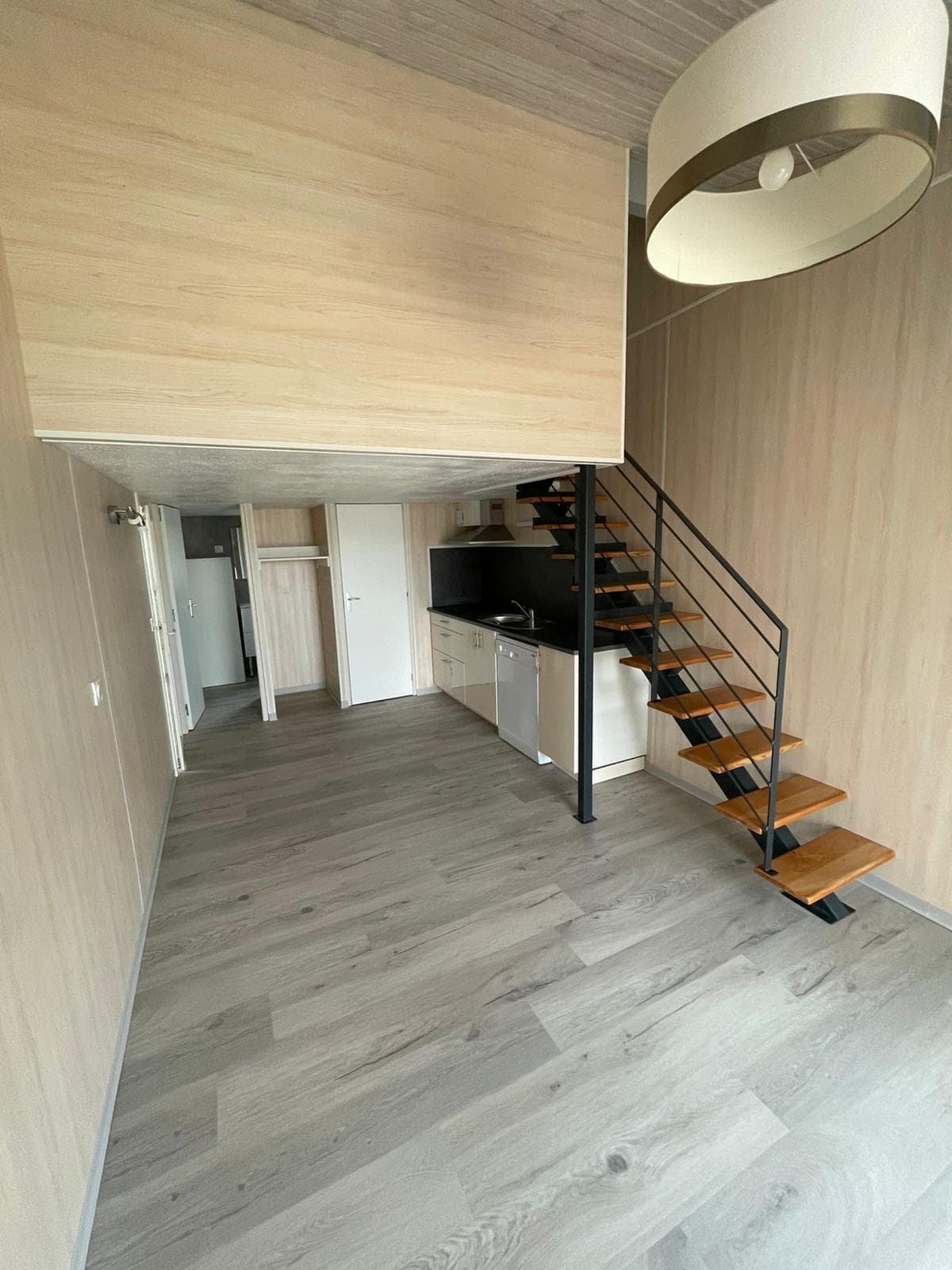 Aménagement intérieur lambris bois à La Roche-sur-Yon